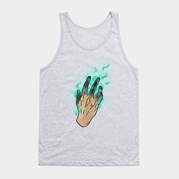 Fireball (Teal) Tank Top by Nic Stylus